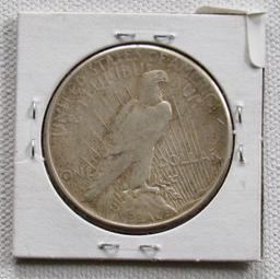 1925 S Silver Peace Dollar