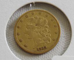 1835 $5.00 United States Gold Coin