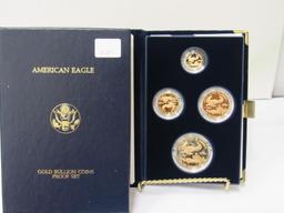 1997 Gold American Eagle Bullion Proof 4 Coin Proof Set