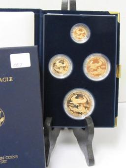 1998 Gold American Eagle Bullion Proof 4 Coin Proof Set