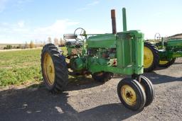 1938 John Deere Model G Row-Crop Tractor