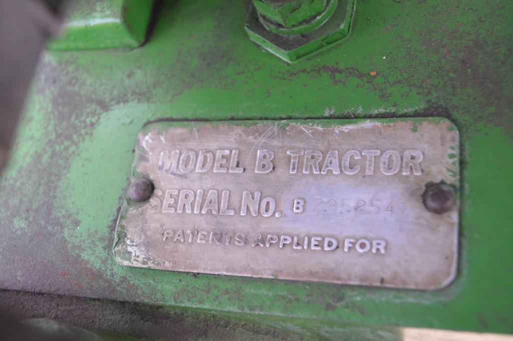 1951 John Deere Model B Row-Crop Tractor