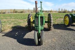 1938 John Deere Model B Row-Crop Tractor