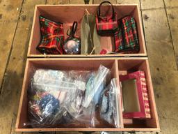 Vintage Doll Trunk With Doll Clothes and Accessories