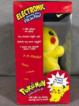 Electronic I Choose You Pikachu NIB