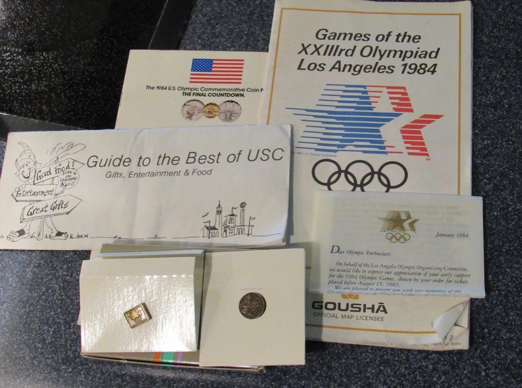 Assorted 1984 Guide to XXIII Los Angeles Olympic