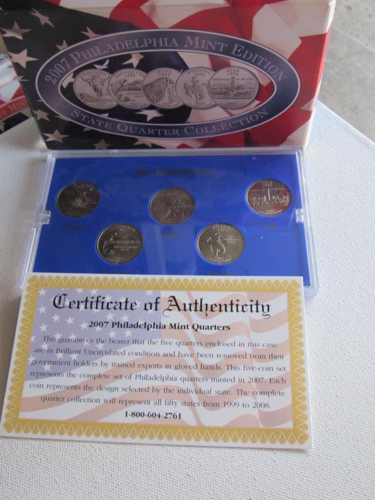 Complete State Quarter Set as sold by CBN (240 coins) inc. 2009 Territories