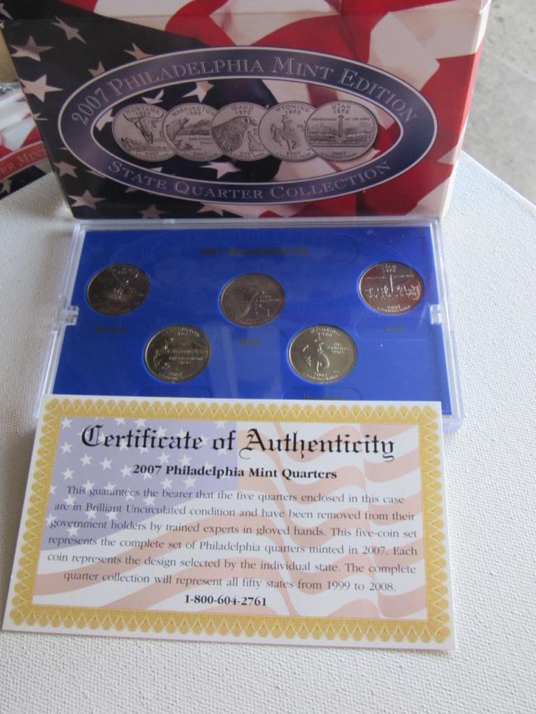 Complete State Quarter Set as sold by CBN (240 coins) inc. 2009 Territories