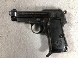 Beretta Model 1935, Cal. 7.65 mm(.32 Auto), Semi Automatic Pistol w/ Leather Military Holster