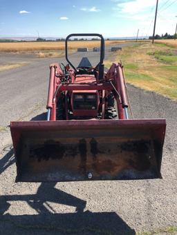 International Harvester Model 254 w/ Front End Loader, Manufactured by Mitsubishi