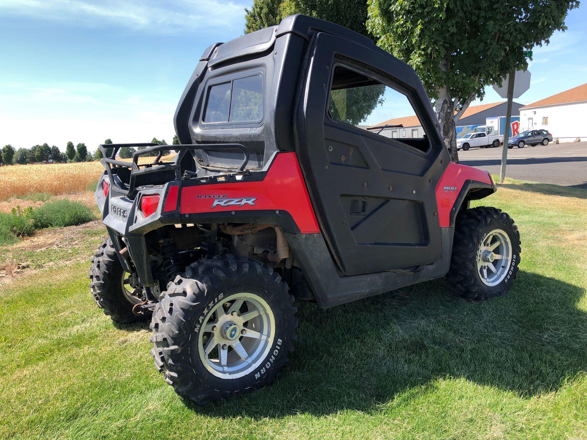 2009 Polaris RZR Ranger 800 EFI. Includes Polaris Prospector Pro-S Set Of Tracks 11" Width