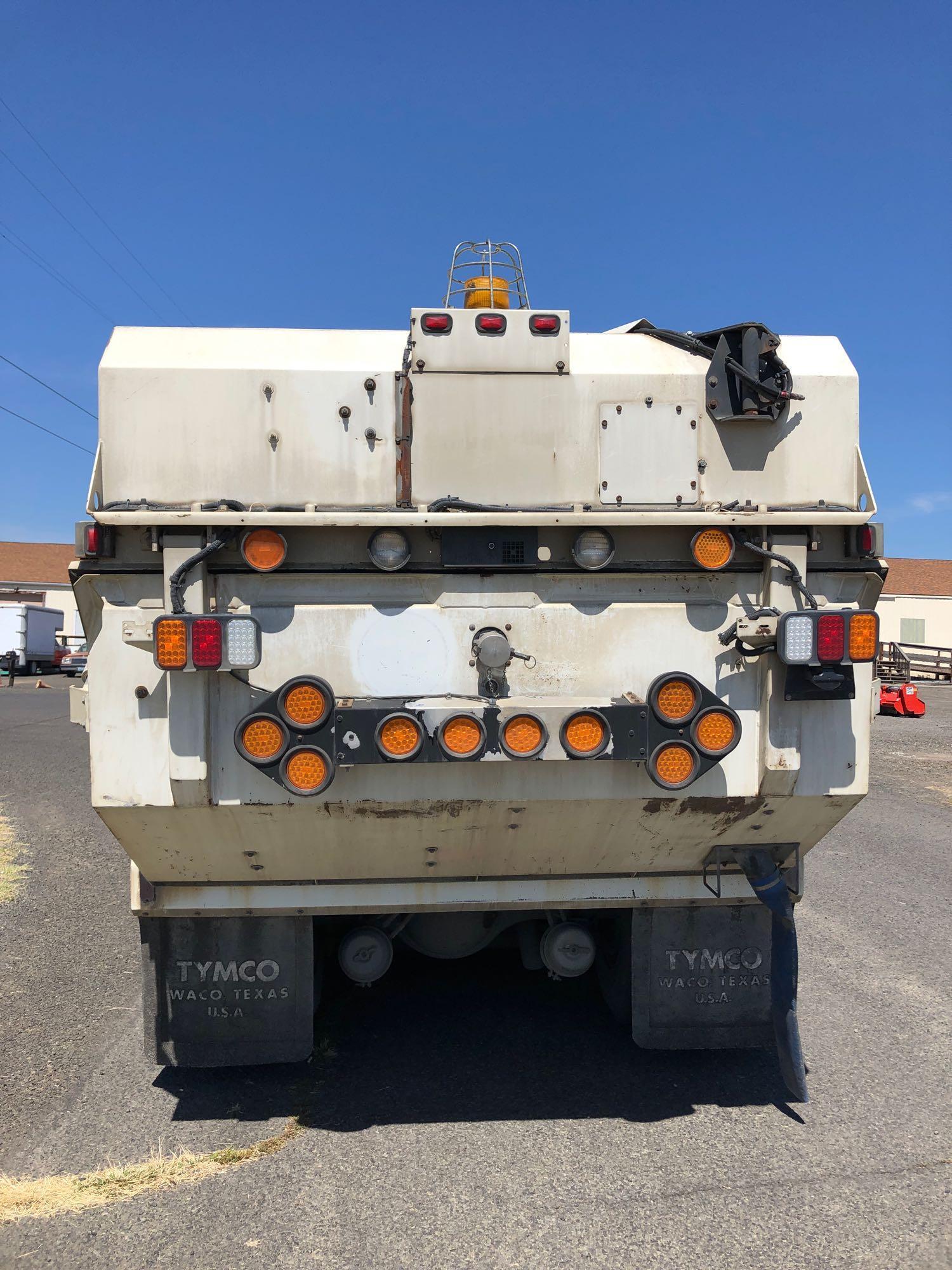 2001 Tymco 600BAH Street Sweeper, Fruehauf FC70 Chassis, Cummins Diesel