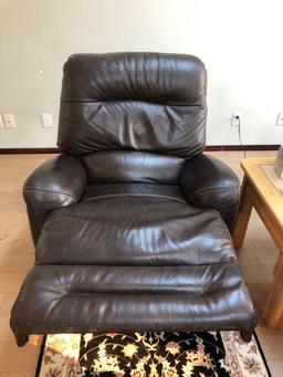 Flexsteel Faux Leather Upholstered Rocking Recliner