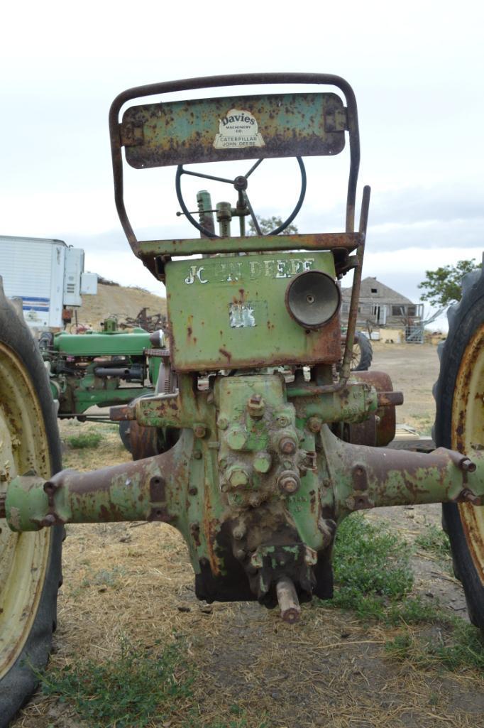 1949 John Deere Model G Tricycle Tractor