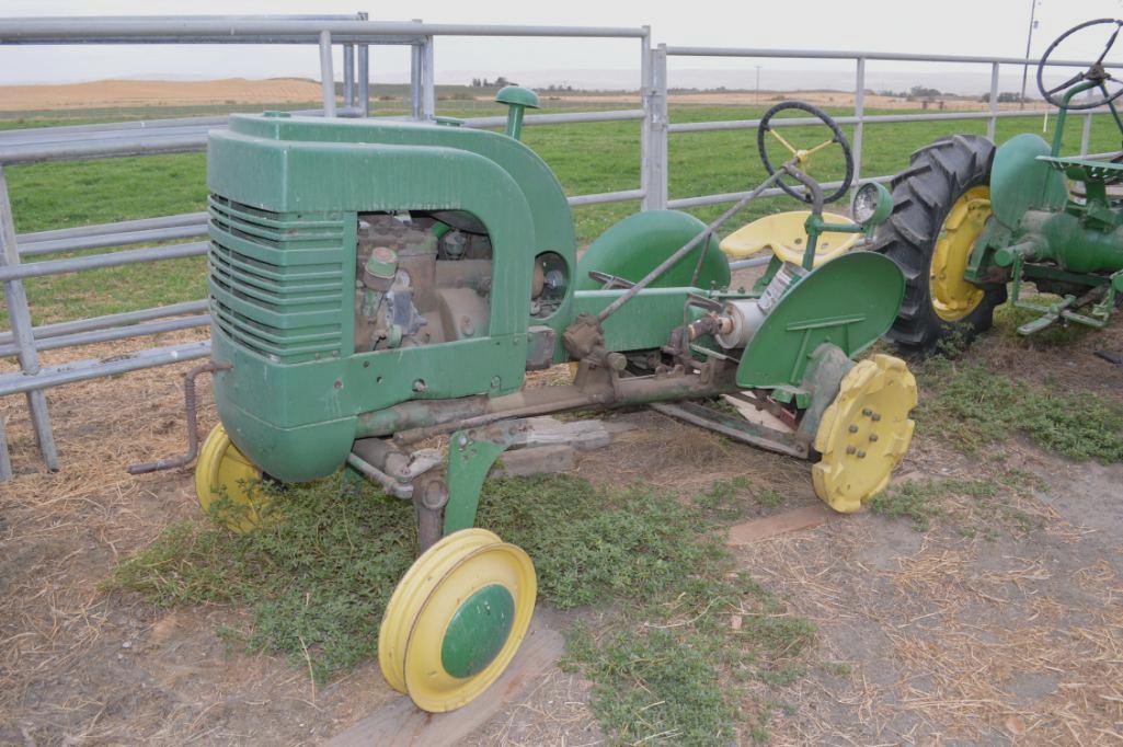 John Deere Model LA Wide Front Tractor, Restoration In Progress