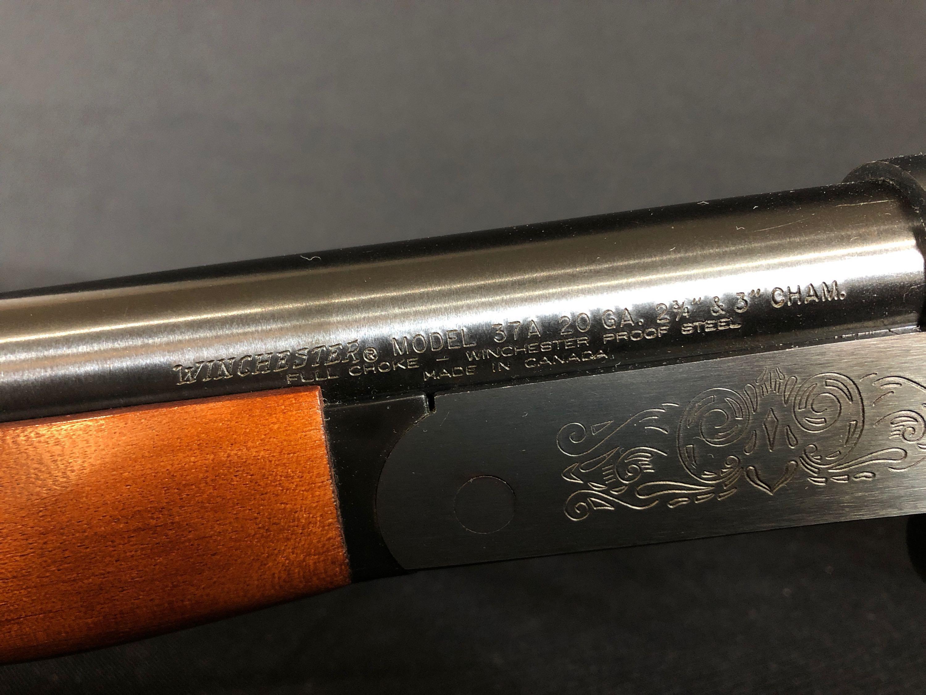 Winchester Model 37A, 20 gauge, Break Action Shotgun