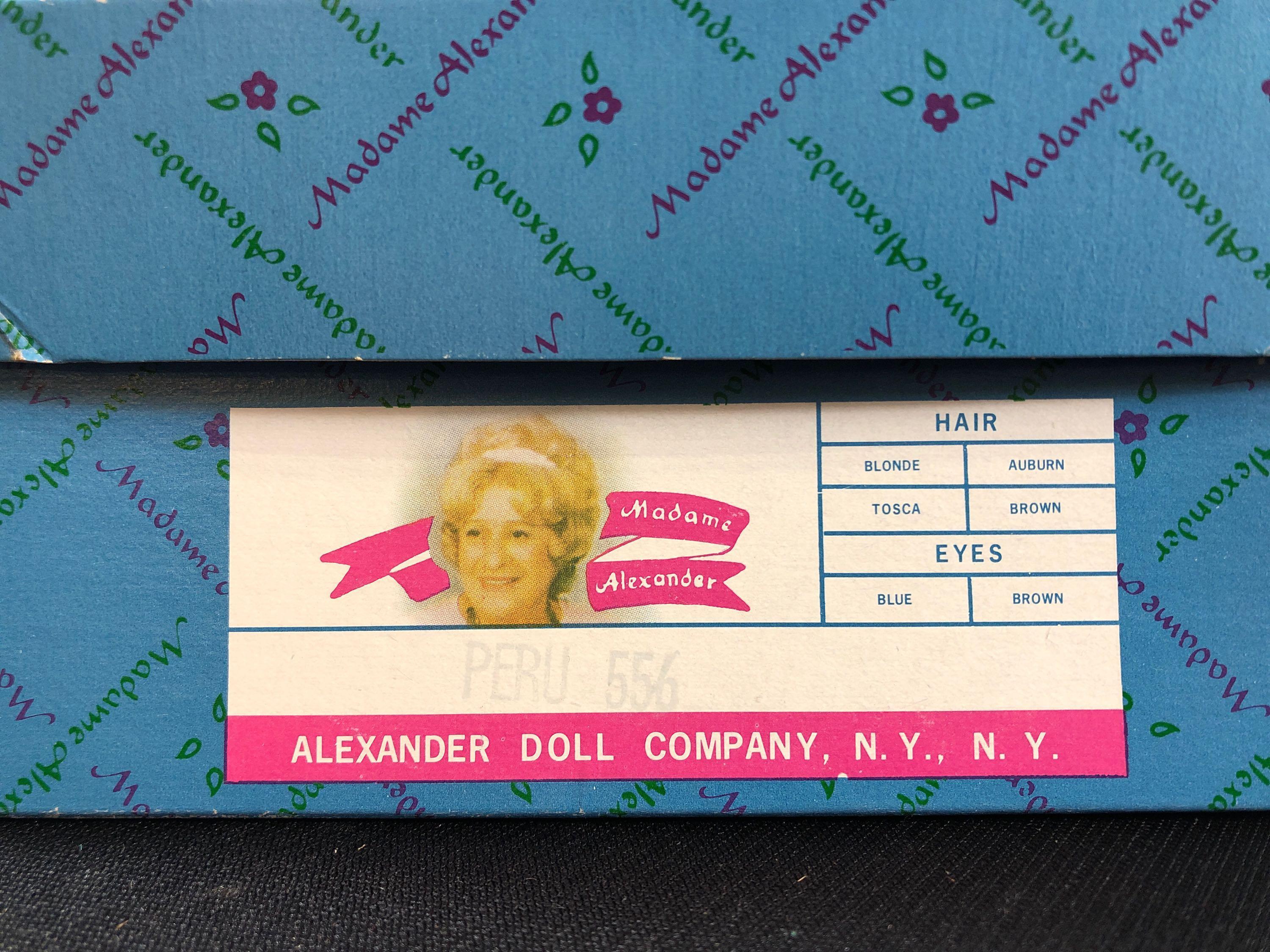 Madame Alexander Doll Peru 556