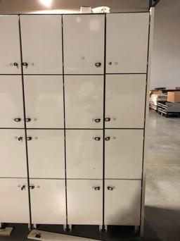 Spacestor Freestanding 48-locker Unit 13-1/2' x 76" x 19-1/2"