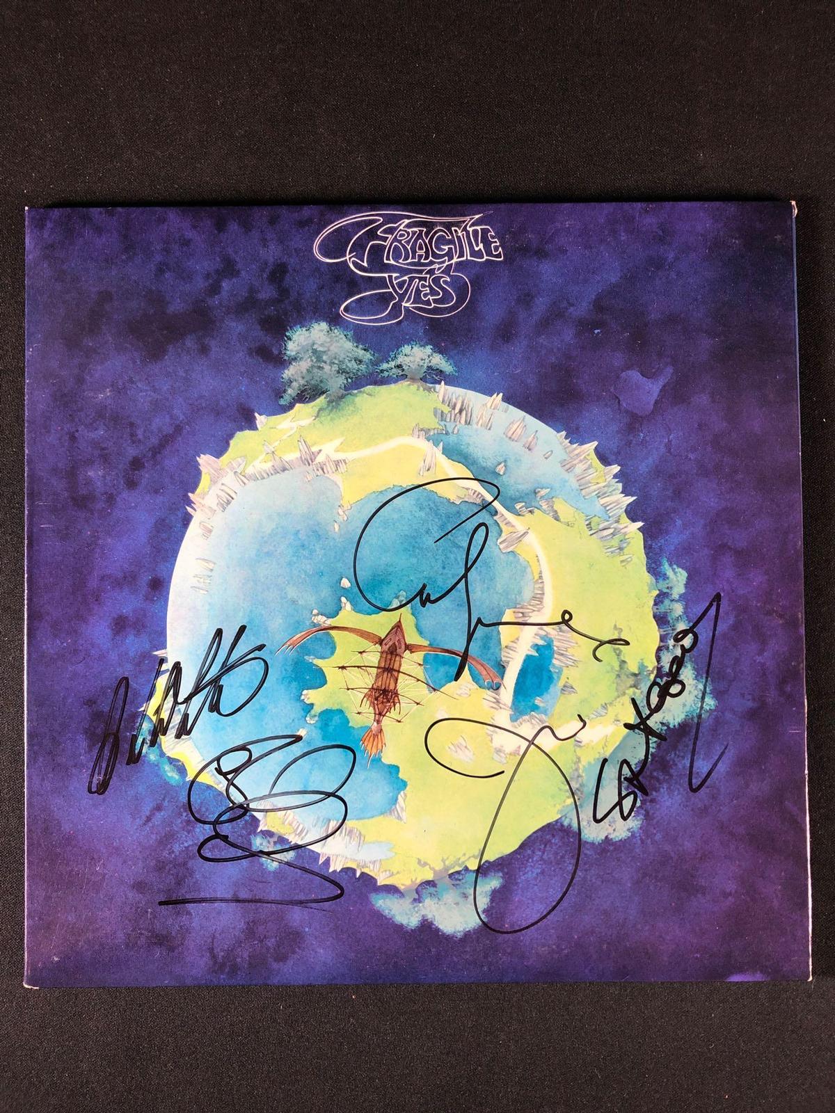 Yes "Fragile" Autographed Album