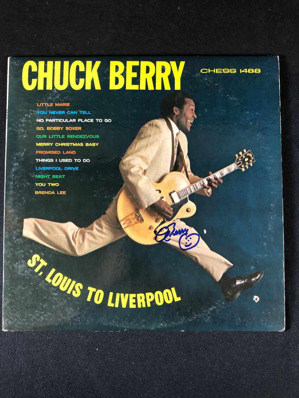 Chuck Berry "St. Louis To Liverpool" Autographed Album
