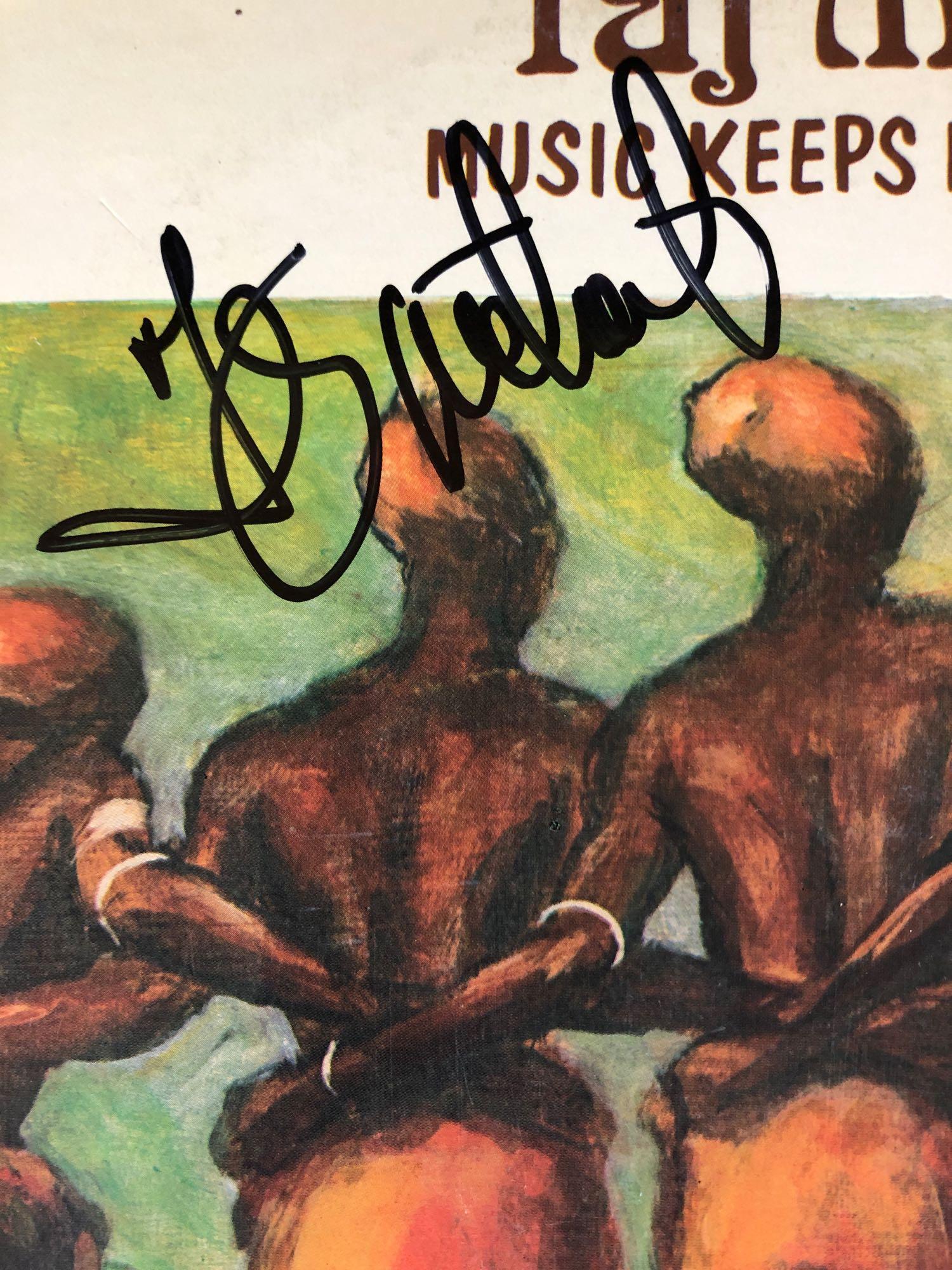 Taj Mahal "Music Keeps Me Together" Autographed Album signed by Taj Mahal