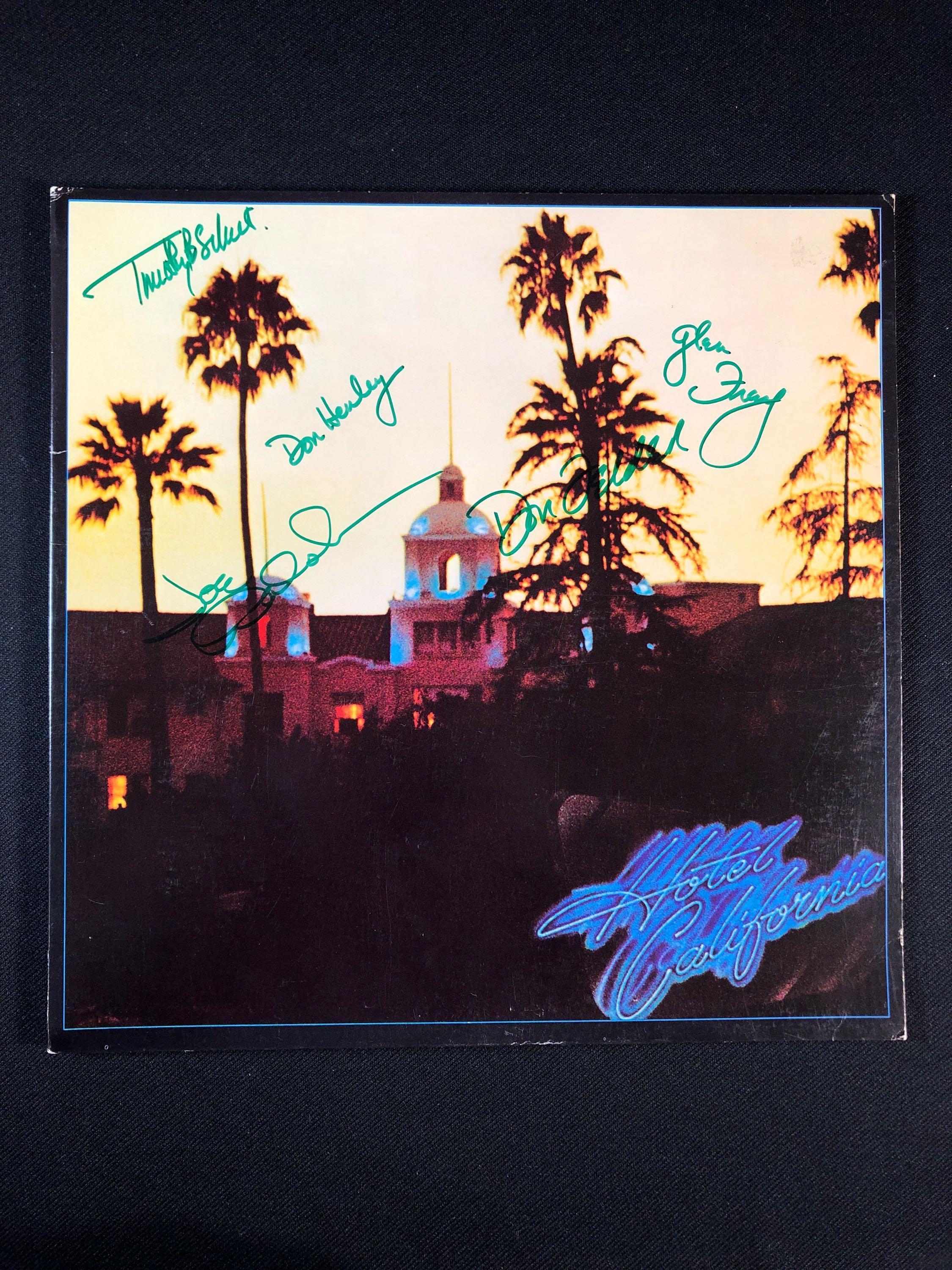 The Eagles "Hotel California" Autographed Album