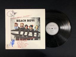 Beach Boys "Wow! Great Concert!" Autographed Album signed by Bruce Johnson and Mike Love