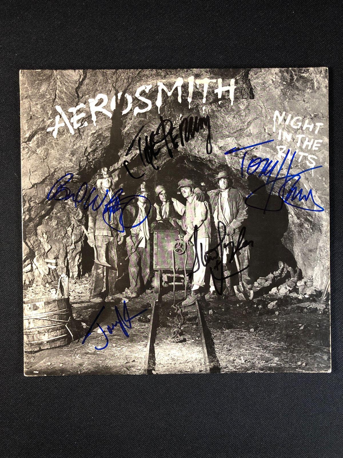 Aerosmith "Night In The Ruts" Autographed Album