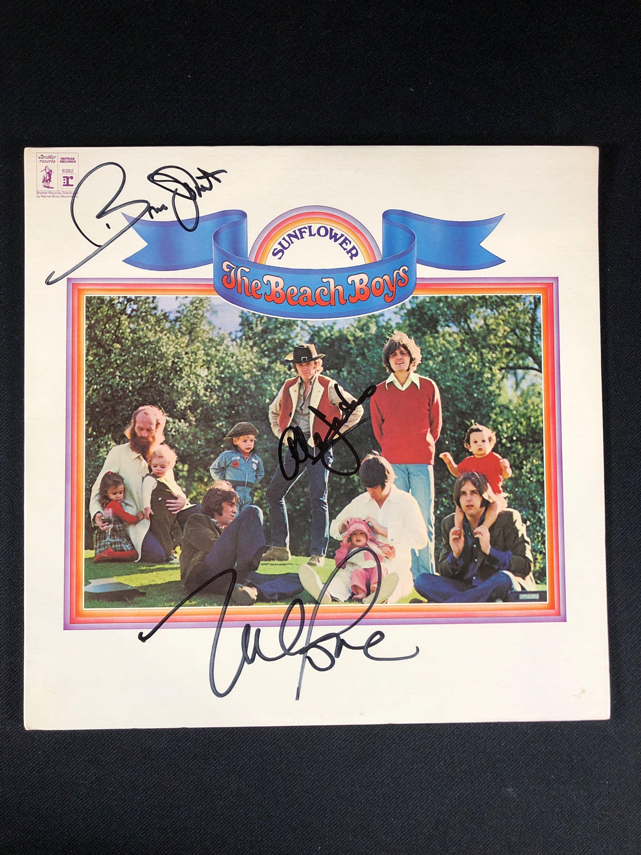 The Beach Boys "Sunflower" Autographed Album