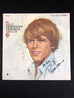 Herman's Hermits "The Best of Herman's Hermits Vol. lll" Autographed Album Signed by Peter Noone