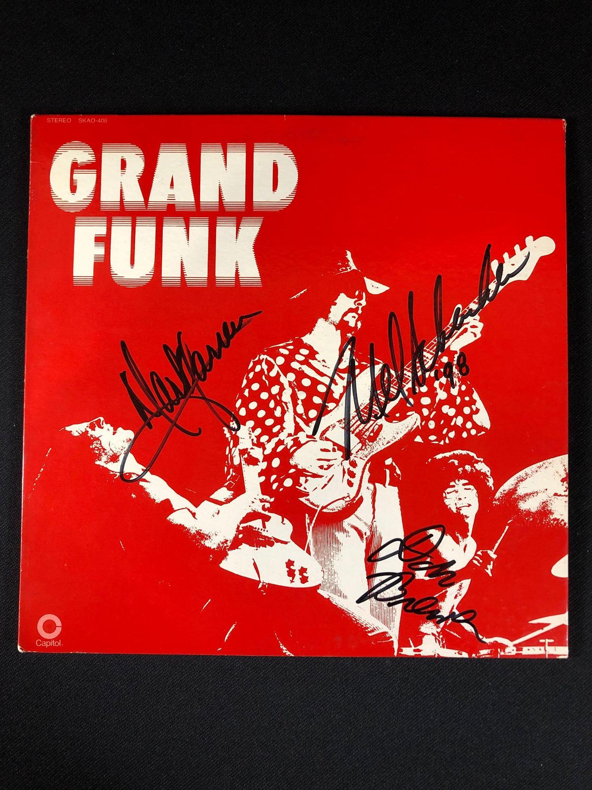 Grand Funk Railroad "Grand Funk" Autographed Album