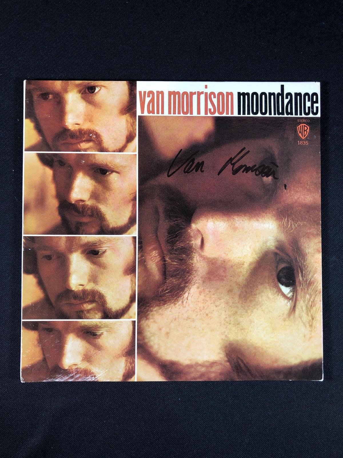 Van Morrison "Moon Dance" Autographed Album