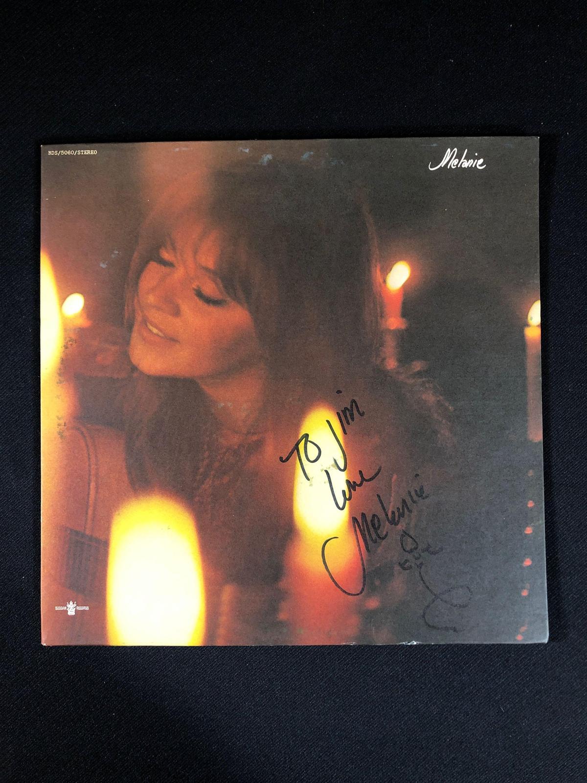 "Melanie" Autographed Album