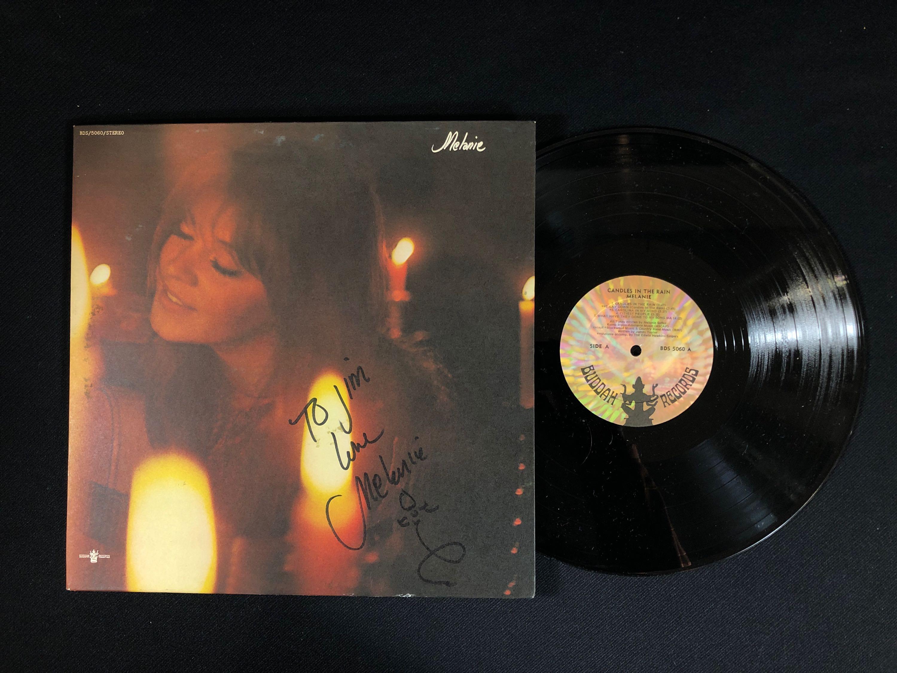 "Melanie" Autographed Album