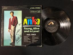 Paul Anka "Young, Alive and In Love" Autographed Album