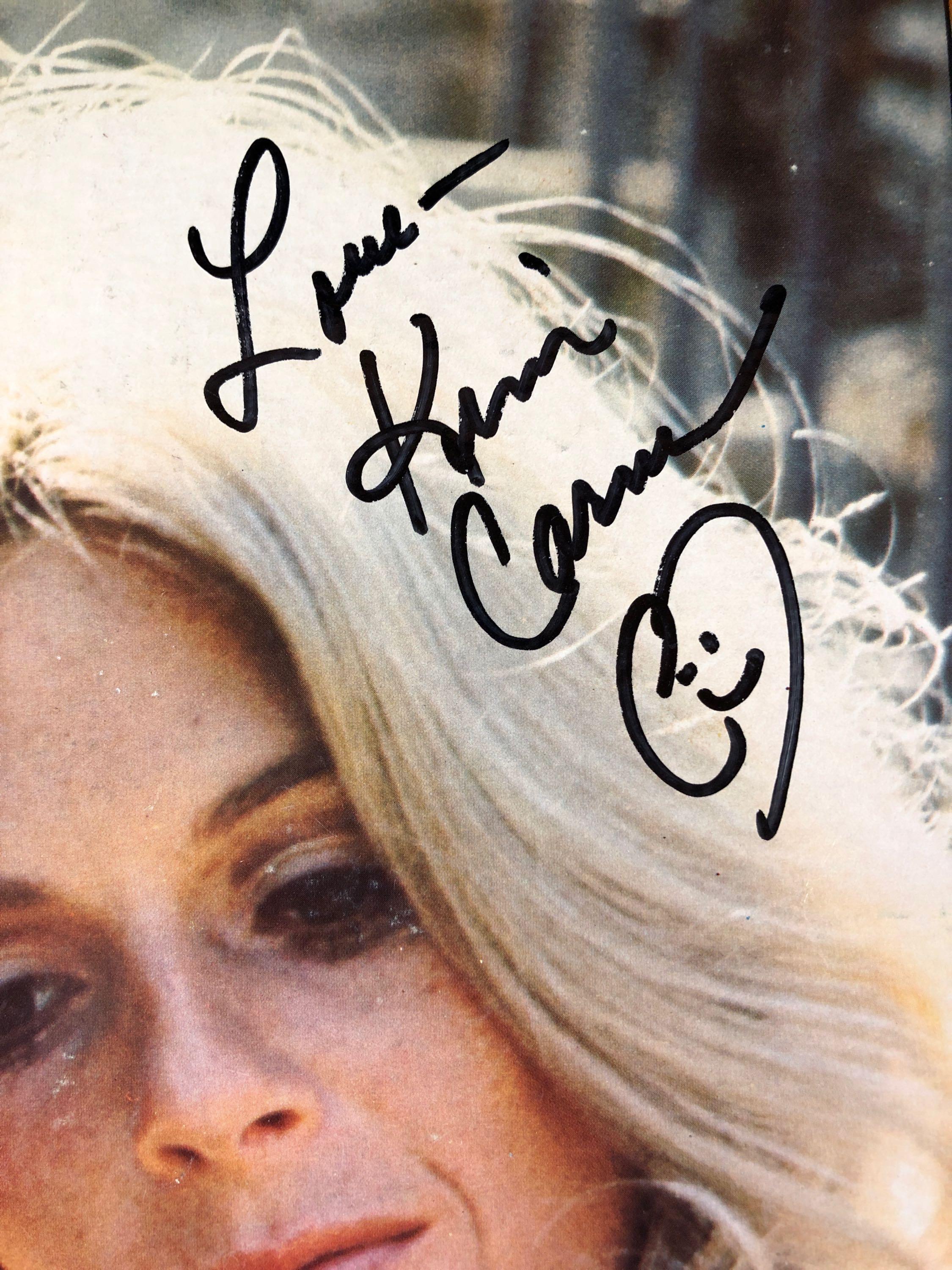 Kim Carnes "Rest on Me" Autographed Album