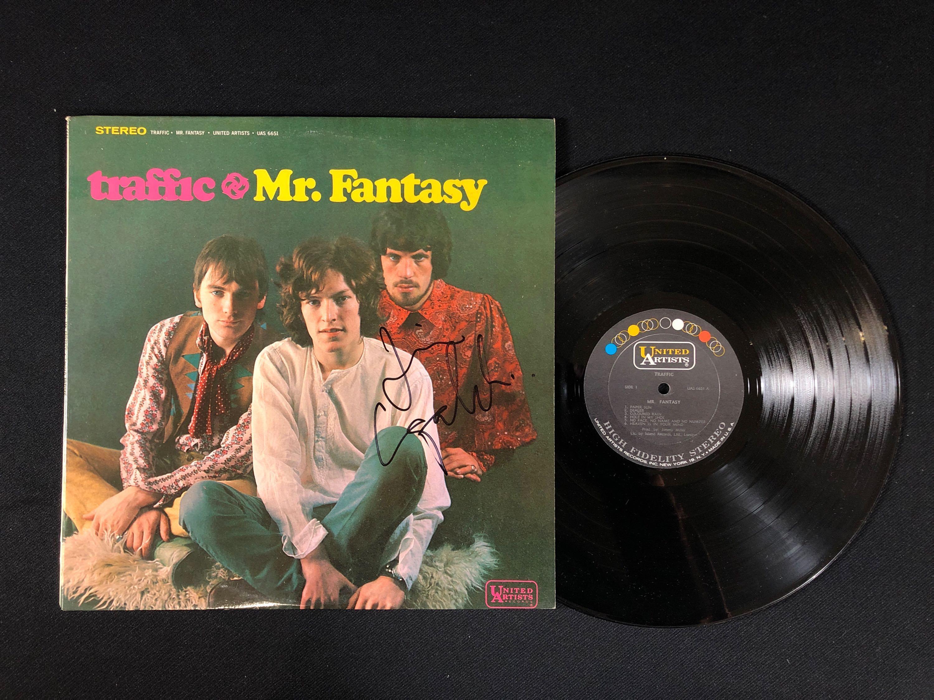 Traffic and Mr. Fantasy Autographed Album signed by Jim Capaldi