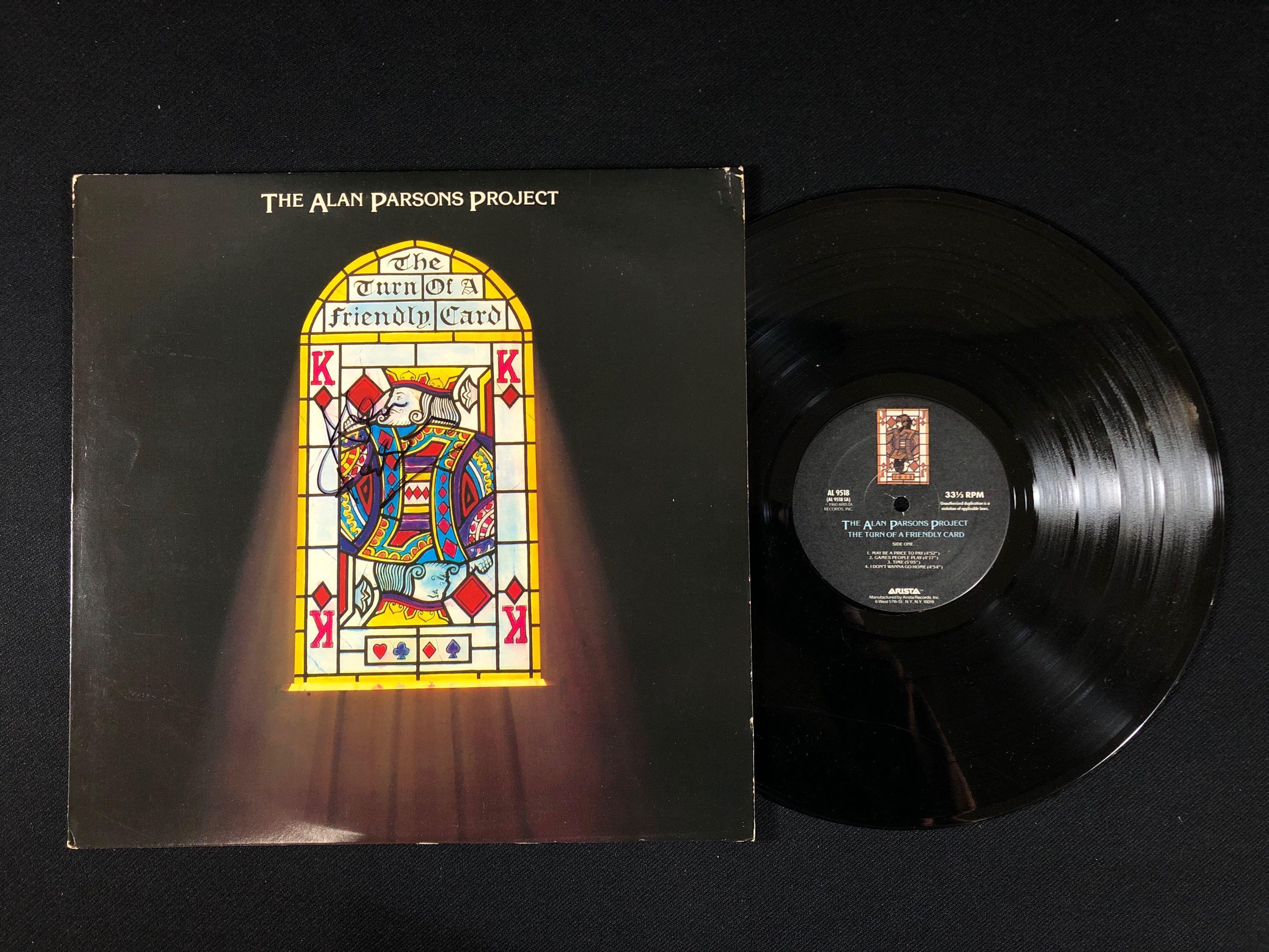 Alan Parsons Project "The Turn Of A Friendly Card" Autographed Album