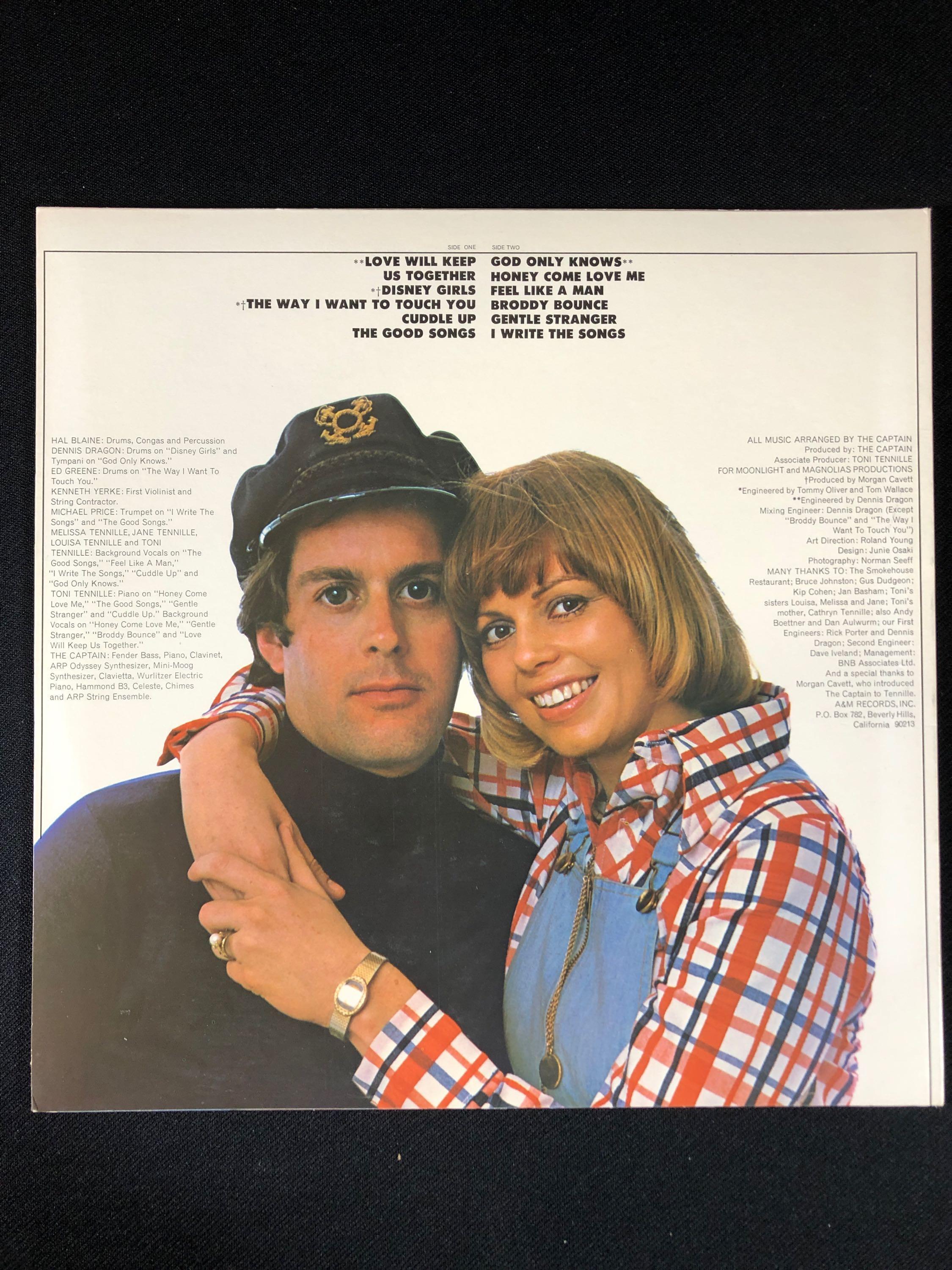 The Captain and Tennille "Love Will Keep Us Together" Autographed Album