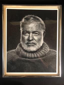 Yousuf Karsh (Armenian/Canadian 1908-2002) Photograph Of Ernest Hemingway Framed