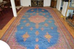 Kerman de Lux handmade rug circa 1920's " Pride of the Persian Loom, Made in Persia" 10 x 19-9'