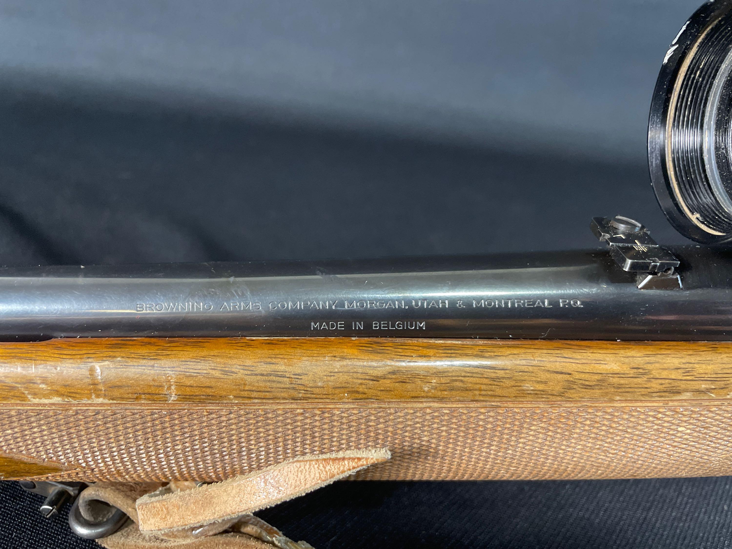 Browning Made In Belgium 7 mm. Mag. Caliber Semi Auto Rifle