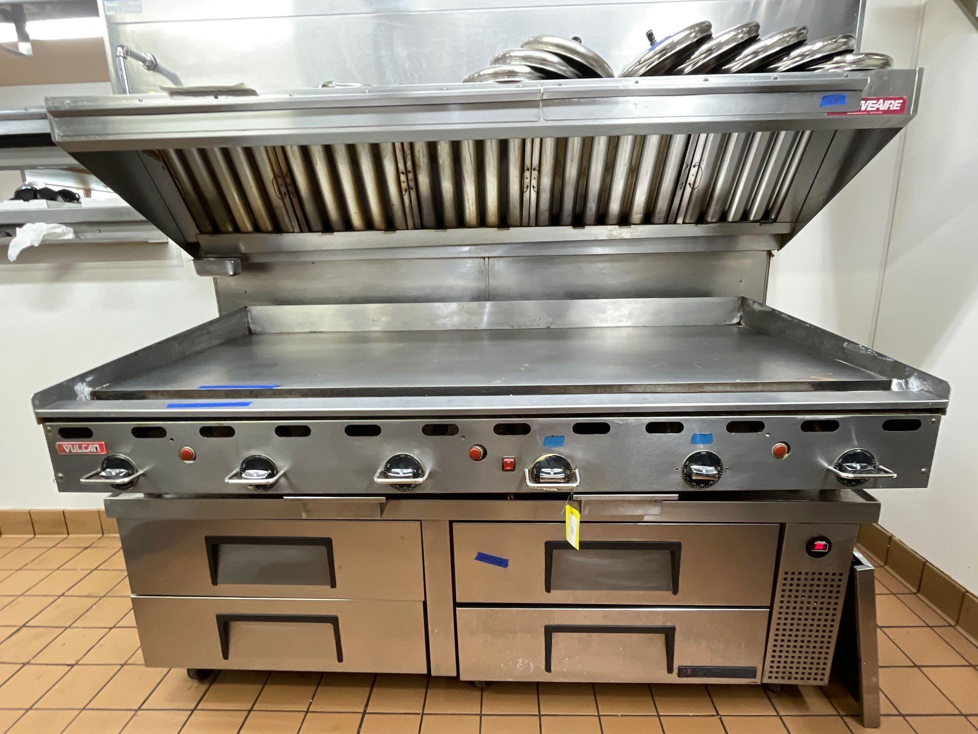 Vulcan Heavy Duty Low Profile Gas Griddle 6' x 2-1/2'