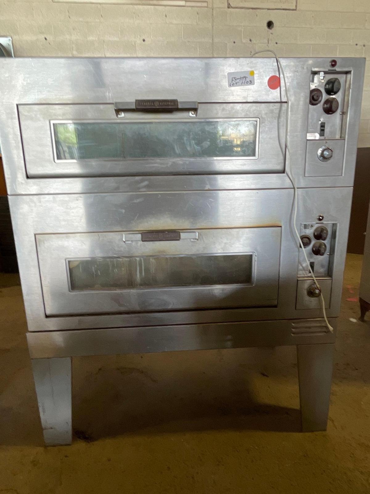 General Electric Double Stack Commercial Pizza Oven