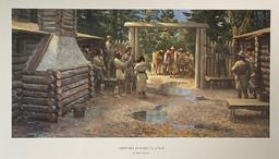 Clymer, John, "Visitors at Fort Clatsop", LEP, 142/600,