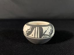 C. Laner LMD, Native American Pottery Bowl, 2" x 3"