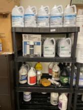 Shelving & Proffessional Grade Cleaning Chemicals