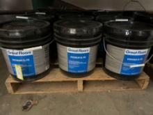 (12) 5-Gal Buckets Of Great Floors Premium XL-PS Pressure Sensitive Adhesive