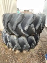 (2) Goodyear Tires 24.5-32 w/ Rims
