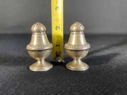 Pair Of Sterling Silver S & P Shakers